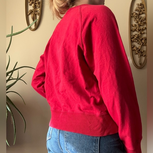 Vintage Lucky Brand Red Crewneck Sweater - Picture 10 of 10